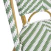 Picture of Bolero Parisian Style Rattan Side Chairs Light Green (Pack of 2) - FU535