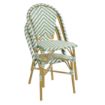 Picture of Bolero Parisian Style Rattan Side Chairs Light Green (Pack of 2) - FU535