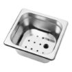 Picture of Vogue St/St GN Drainer Tray for GN 1/6 - FU270