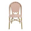 Picture of Bolero Parisian Style Rattan Side Chairs Coral (Pack of 2) - FU534