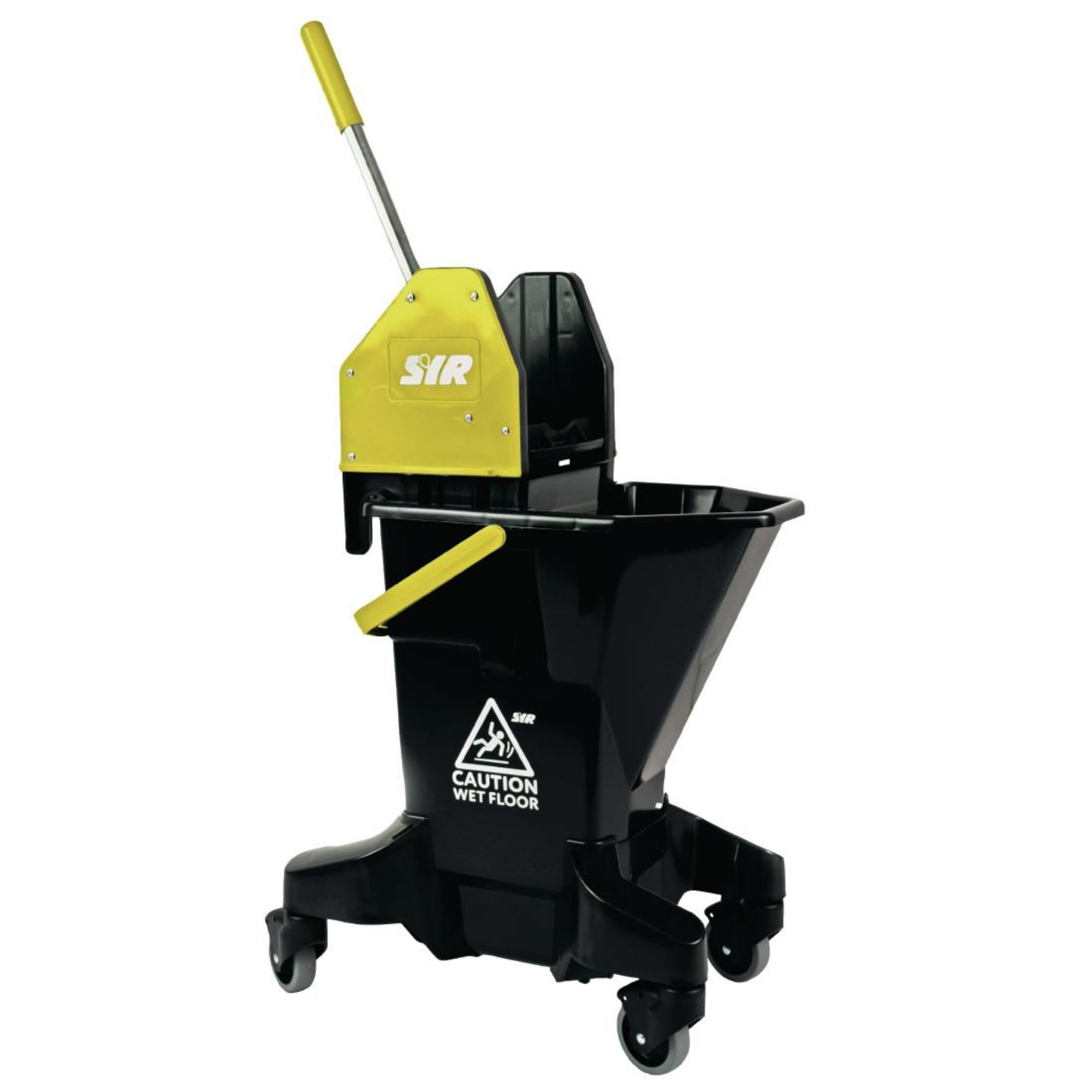 Picture of SYR Long Tall Sally Recycled Plastic Mop Bucket and Wringer 16Ltr Yellow - FT395