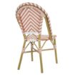Picture of Bolero Parisian Style Rattan Side Chairs Coral (Pack of 2) - FU534