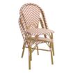 Picture of Bolero Parisian Style Rattan Side Chairs Coral (Pack of 2) - FU534