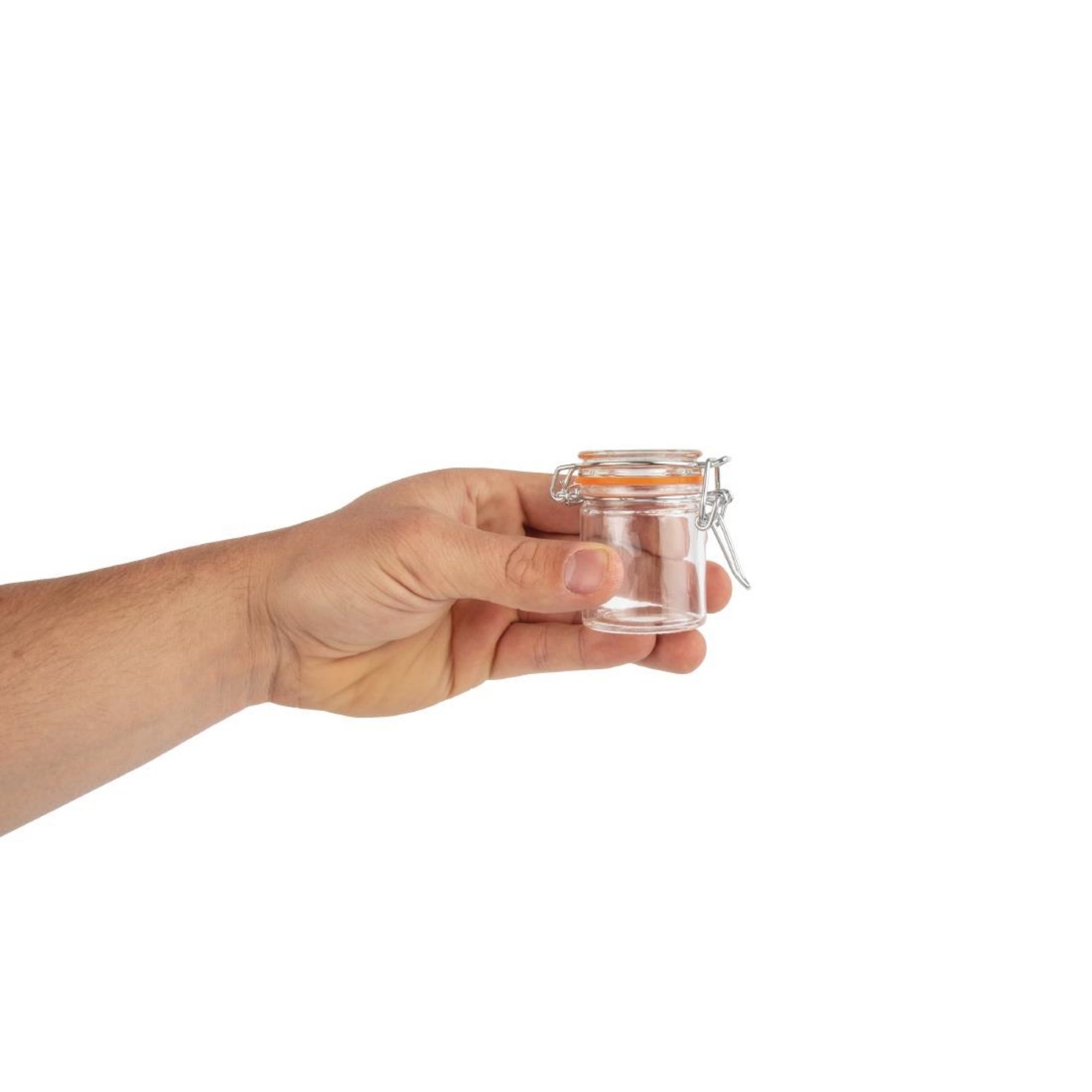 Picture of Vogue Mini Glass Terrine Jar 50ml (Pack of 12)