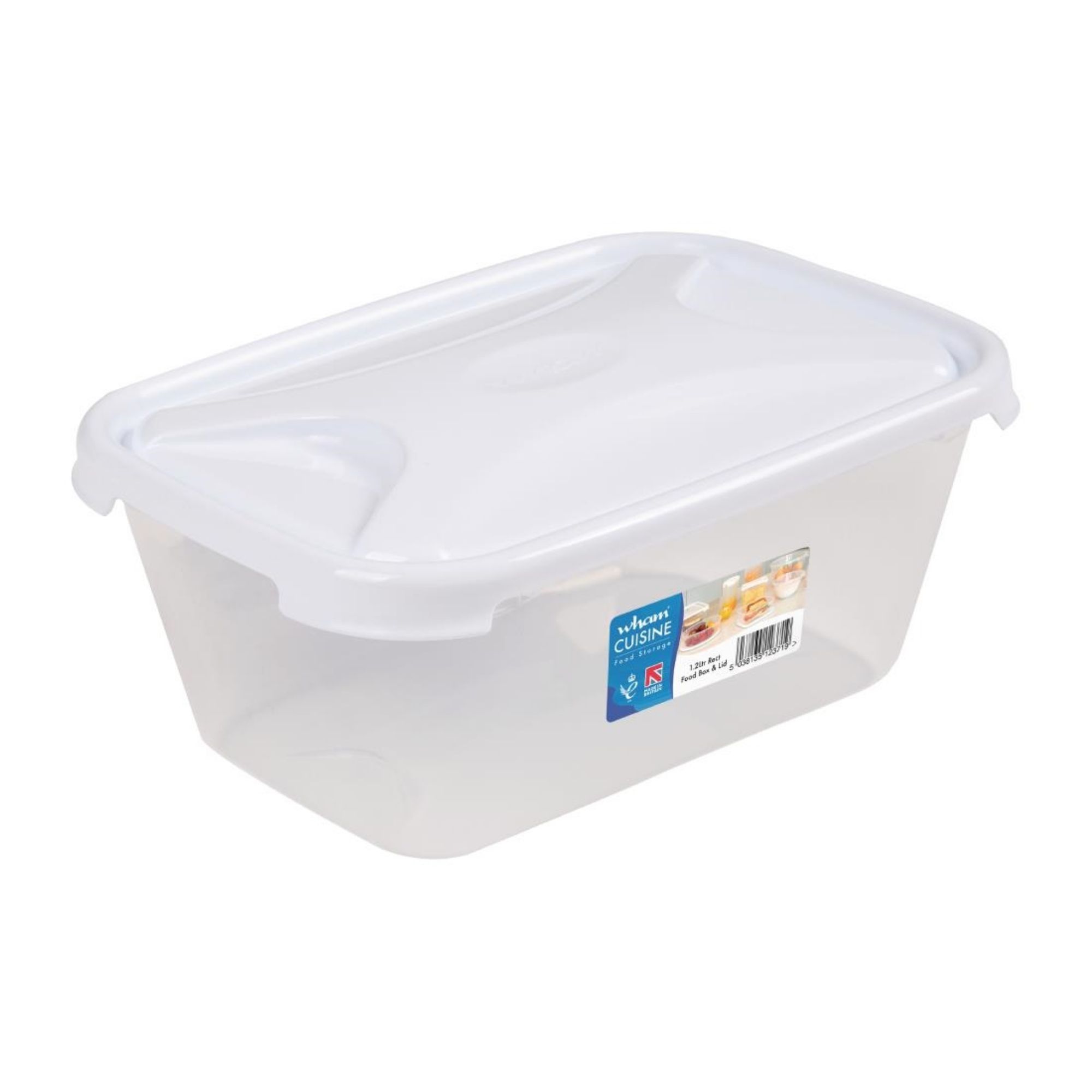 Picture of Wham Cuisine Polypropylene Food Storage Lunch Box Container 1.2ltr - FS452