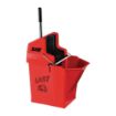 Picture of SYR NU Lady 2 Combine System Mop Bucket and Wringer 9Ltr Red - FT332
