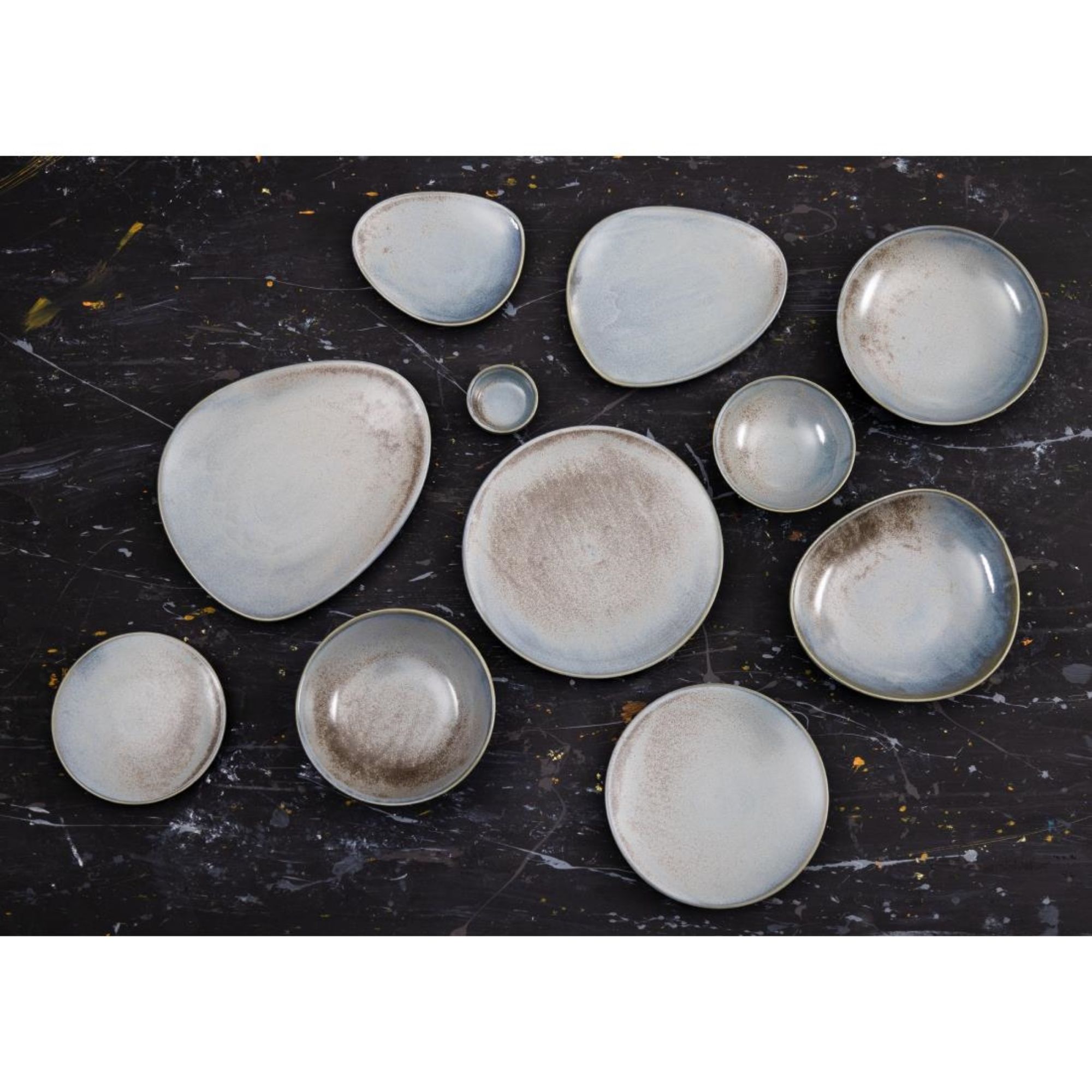 Picture of Olympia Ember Blue Coupe Plates 275mm (4 pack)