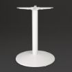 Picture of Bolero Cast Iron Round Table Base White - FT029