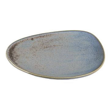 Picture of Olympia Ember Blue Triangle Plates 308mm (Pack of 4)