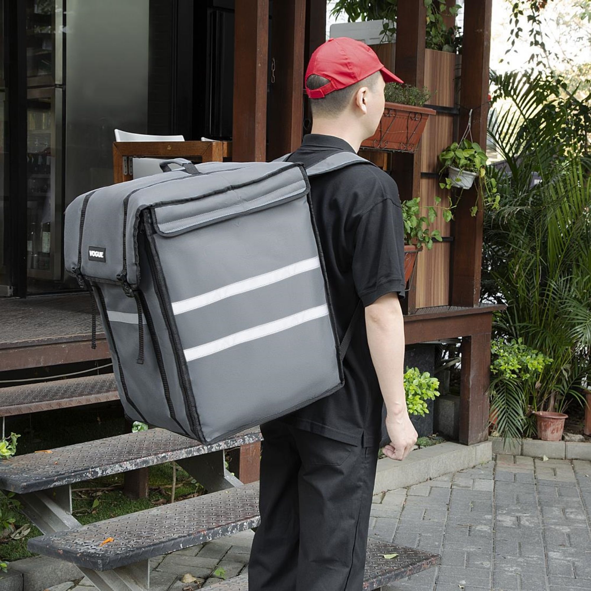 Picture of Vogue Insulated Delivery Back Pack Grey 550x400x400mm