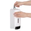 Picture of Jantex Liquid Soap and Hand Sanitiser Dispenser 1Ltr - FK385