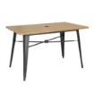 Picture of Bolero Complete Outdoor Table 120x76x76cm - Light Wood - FT954