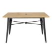 Picture of Bolero Complete Outdoor Table 120x76x76cm - Light Wood - FT954