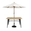 Picture of Bolero Complete Outdoor Table 120x76x76cm - Light Wood - FT954