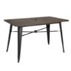 Picture of Bolero Complete OutdoorTable 120x76x76cm - Dark Wood - FT955