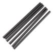 Picture of Fiesta Compostable Individually Wrapped Paper Cocktail Stirrer Straws Black (250 Pack) - FP441
