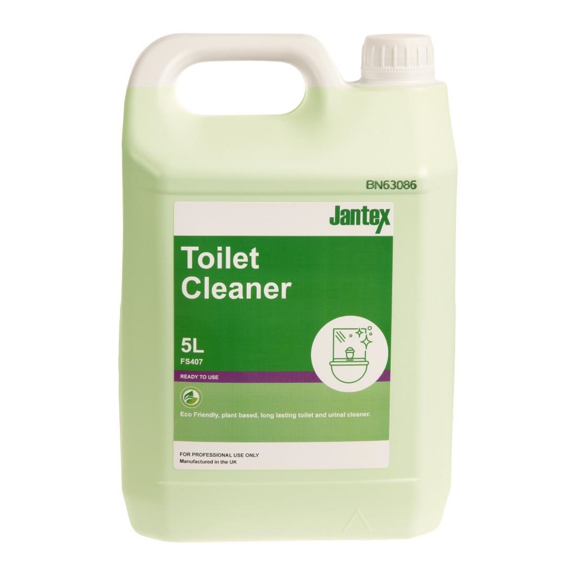 Picture of Jantex Green Toilet Cleaner Ready To Use 5Ltr - FS407