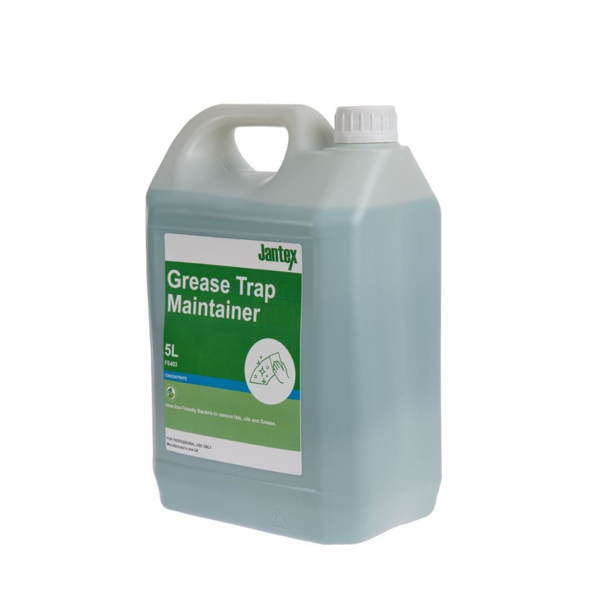 Picture of Jantex Green Grease Trap Maintainer Concentrate 5Ltr