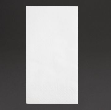 Picture of Fiesta Recyclable Lunch Napkin White 33x33cm 2ply 1/8 Fold (Pack of 2000)