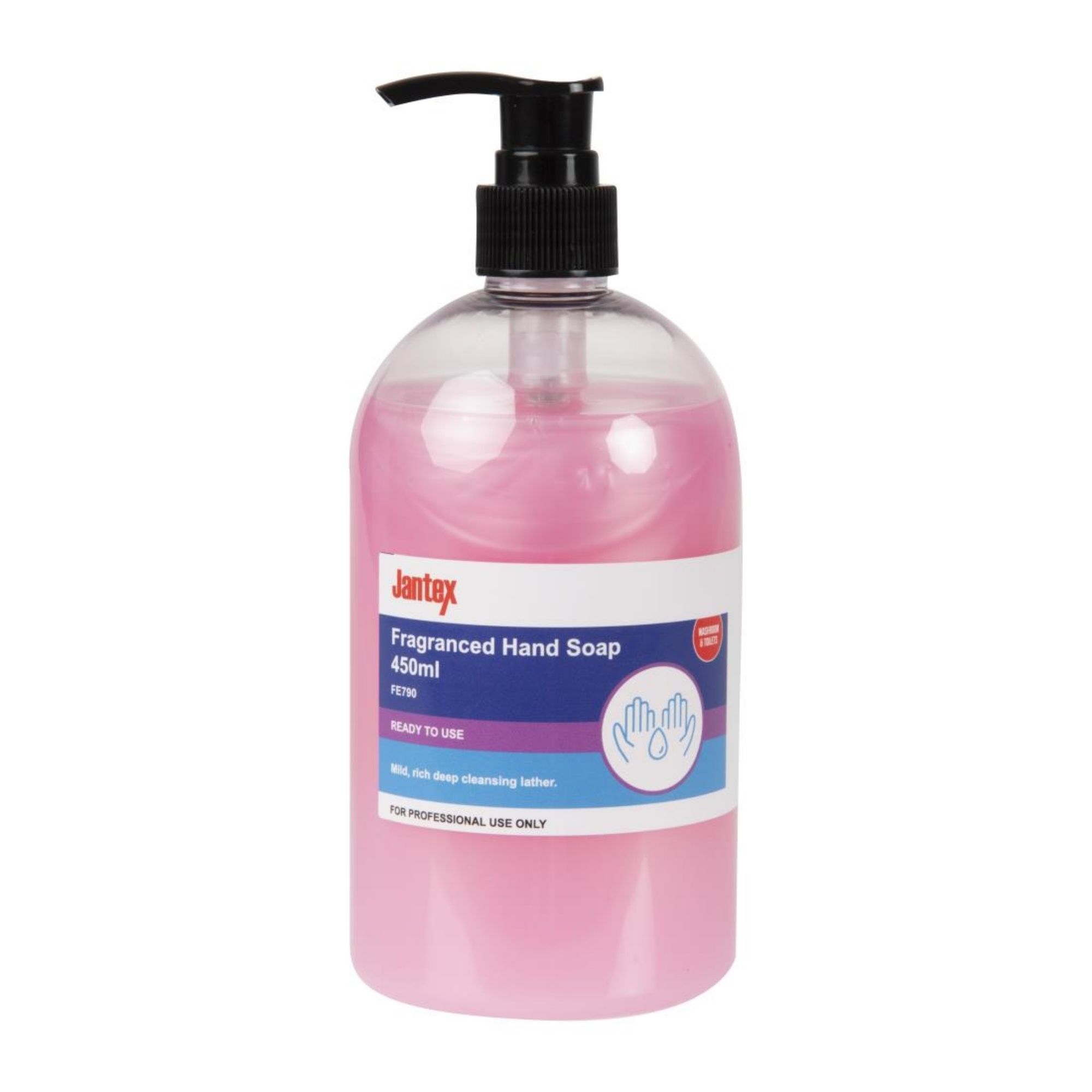 Picture of Jantex Fragranced Hand Soap Pink Pearl Ready To Use 450ml - FE790