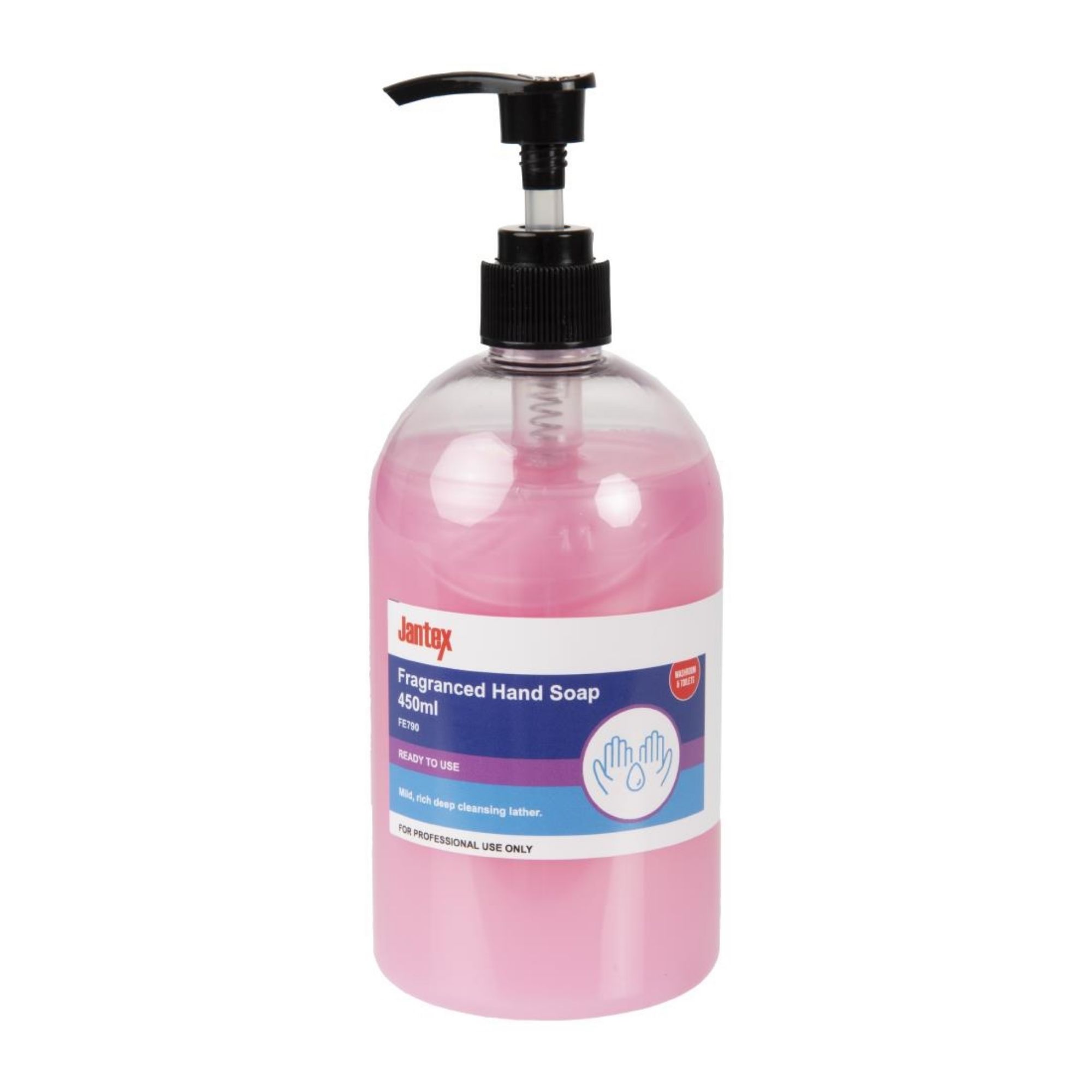 Picture of Jantex Fragranced Hand Soap Pink Pearl Ready To Use 450ml
