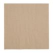 Picture of Fiesta Recyclable Recycled Lunch Napkin Kraft 33x33cm 2ply 1/4 Fold (2000 Pack) - FE226