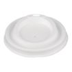 Picture of Fiesta Compostable Bagasse Coffee Cup Lids 340ml / 12oz (1000 Pack) - FS061