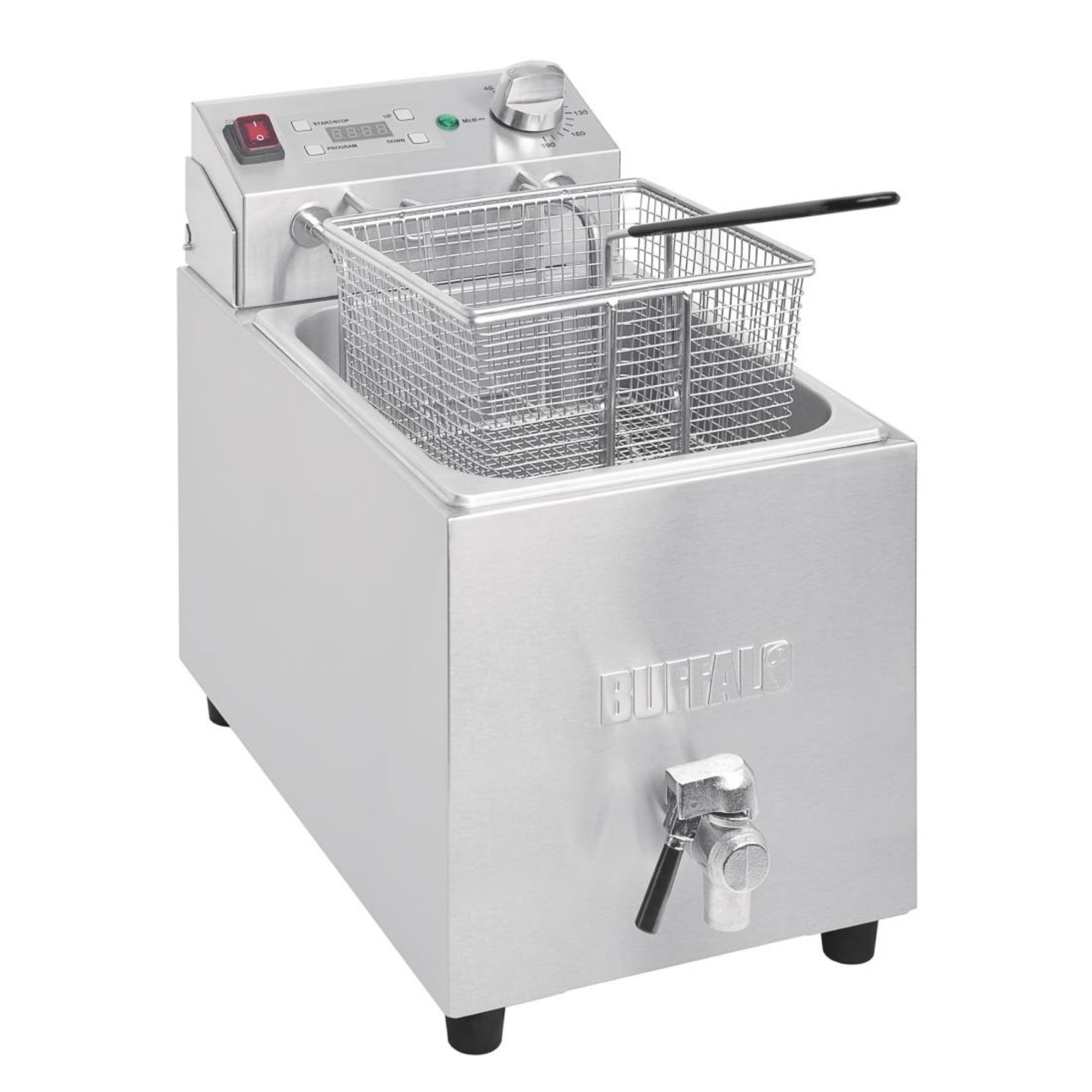 Picture of Buffalo Single Tank Single Basket 8Ltr Countertop Fryer with Timer 2.9kW