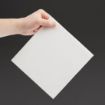 Picture of Fiesta Recyclable Premium Tablin Dinner Napkin White 40x40cm Airlaid 1/4 Fold (500 Pack) - FE264