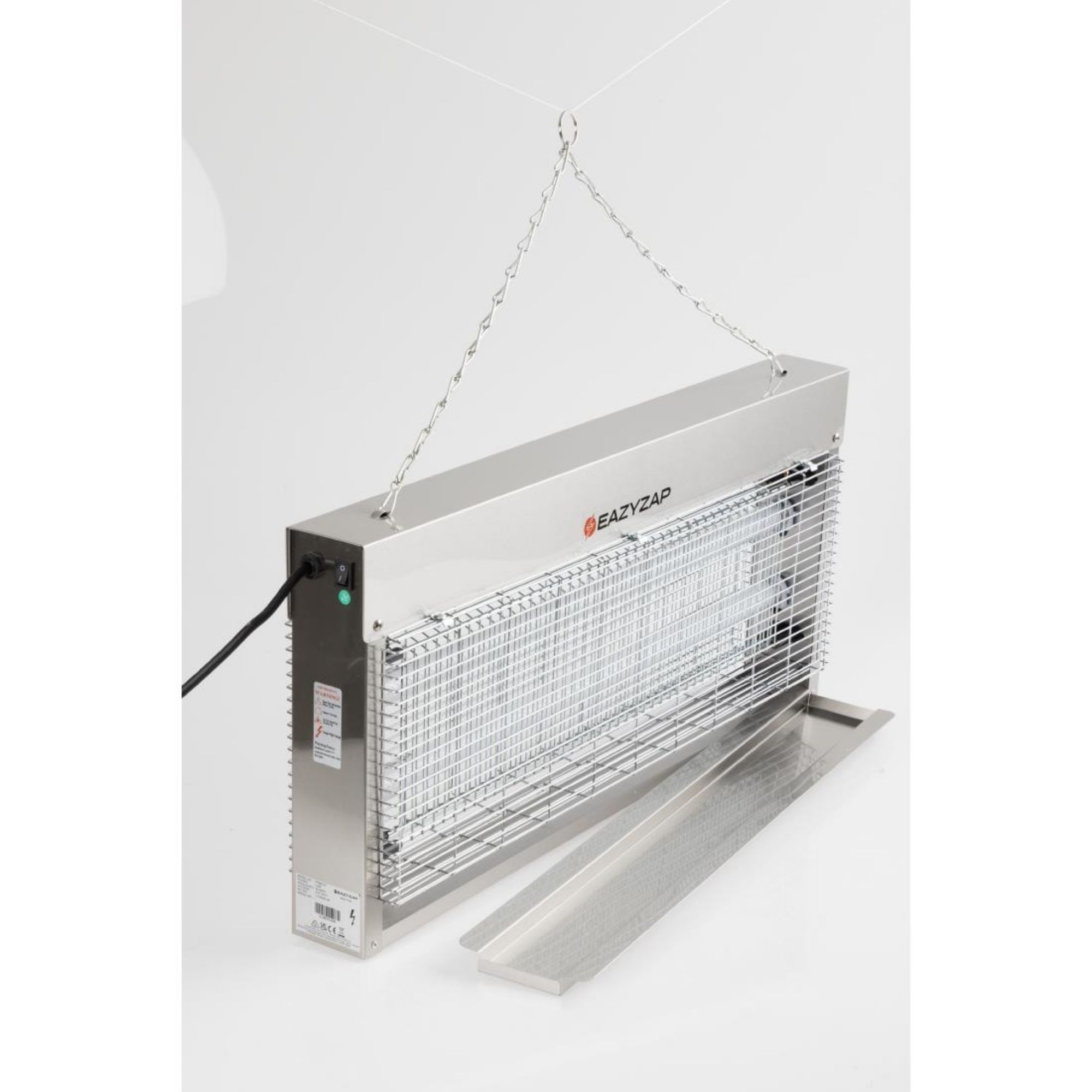 Picture of Eazyzap Energy Efficient Stainless Steel LED Fly Killer 150mÂ²