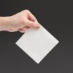 Picture of Fiesta Recyclable Cocktail Napkin White 24x24cm 2ply 1/4 Fold (Pack of 4000) - FE216