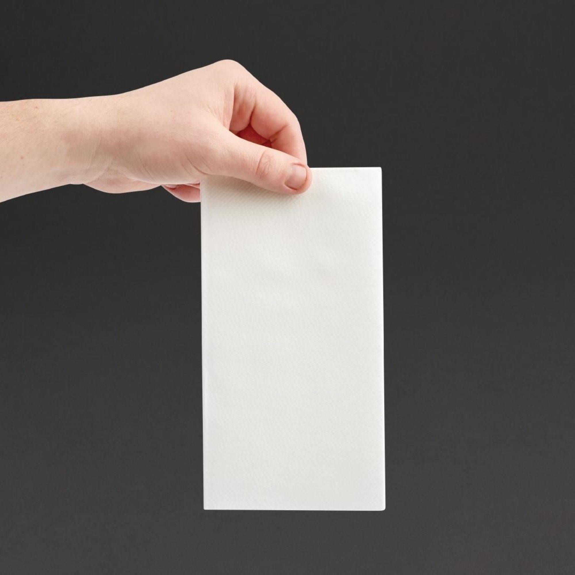 Picture of Fiesta Recyclable Premium Tablin Dinner Napkin White 40x40cm (Pack of 500)