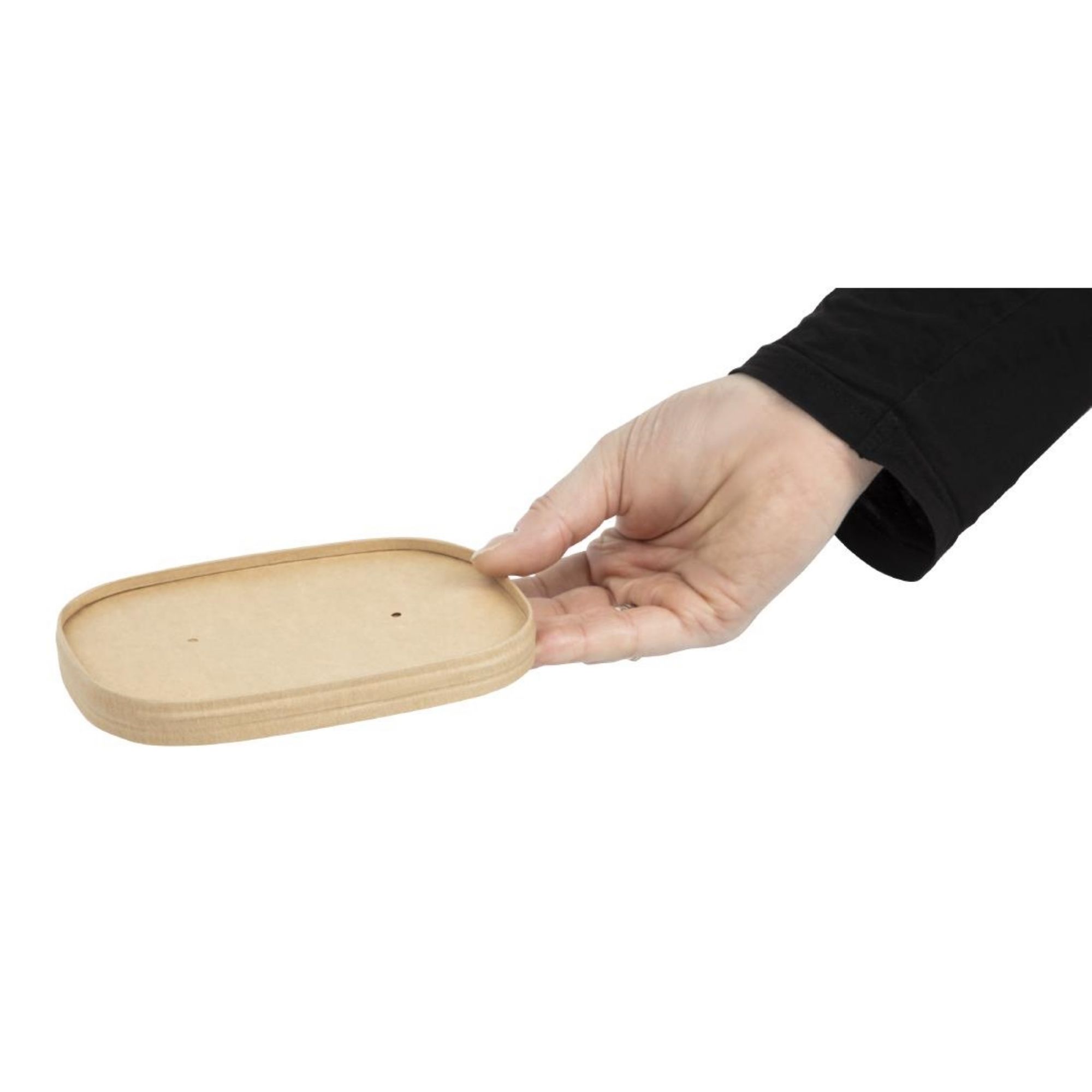 Picture of Colpac Stagione Microwavable Paperboard Food Box Lids (Pack of 300)