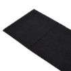 Picture of Fiesta Recyclable Premium Tablin Dinner Napkin Black 48x40cm Airlaid Pocket Fold (Pk 400) - FE280