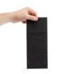 Picture of Fiesta Recyclable Premium Tablin Dinner Napkin Black 48x40cm Airlaid Pocket Fold (Pk 400) - FE280