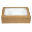 Picture of Vegware Compostable Sandwich Platters With Lid Regular (Pack of 50) - FD386