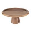 Picture of Olympia Acacia Cake Stand 305(Ø) x 127(H)mm - FE150