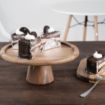 Picture of Olympia Acacia Cake Stand 305(Ø) x 127(H)mm - FE150
