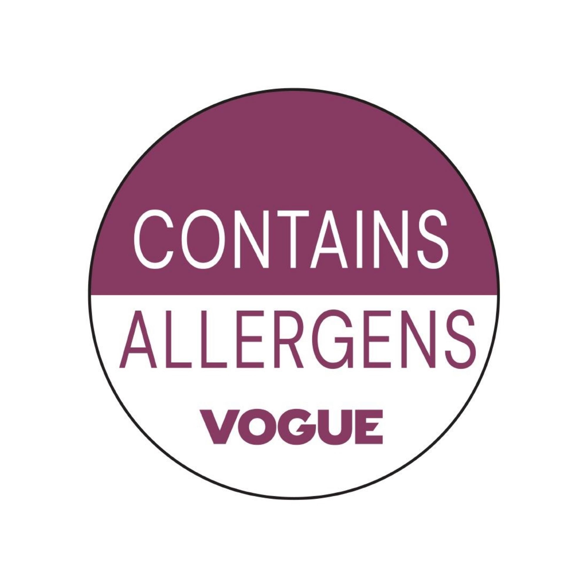 Picture of Vogue Removable Contains Allergens Food Packaging Labels (Pack of 1000) - FC218