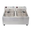Picture of Buffalo Twin Tank Twin Basket 2x5Ltr Countertop Fryer 2x2.8kW - FC257