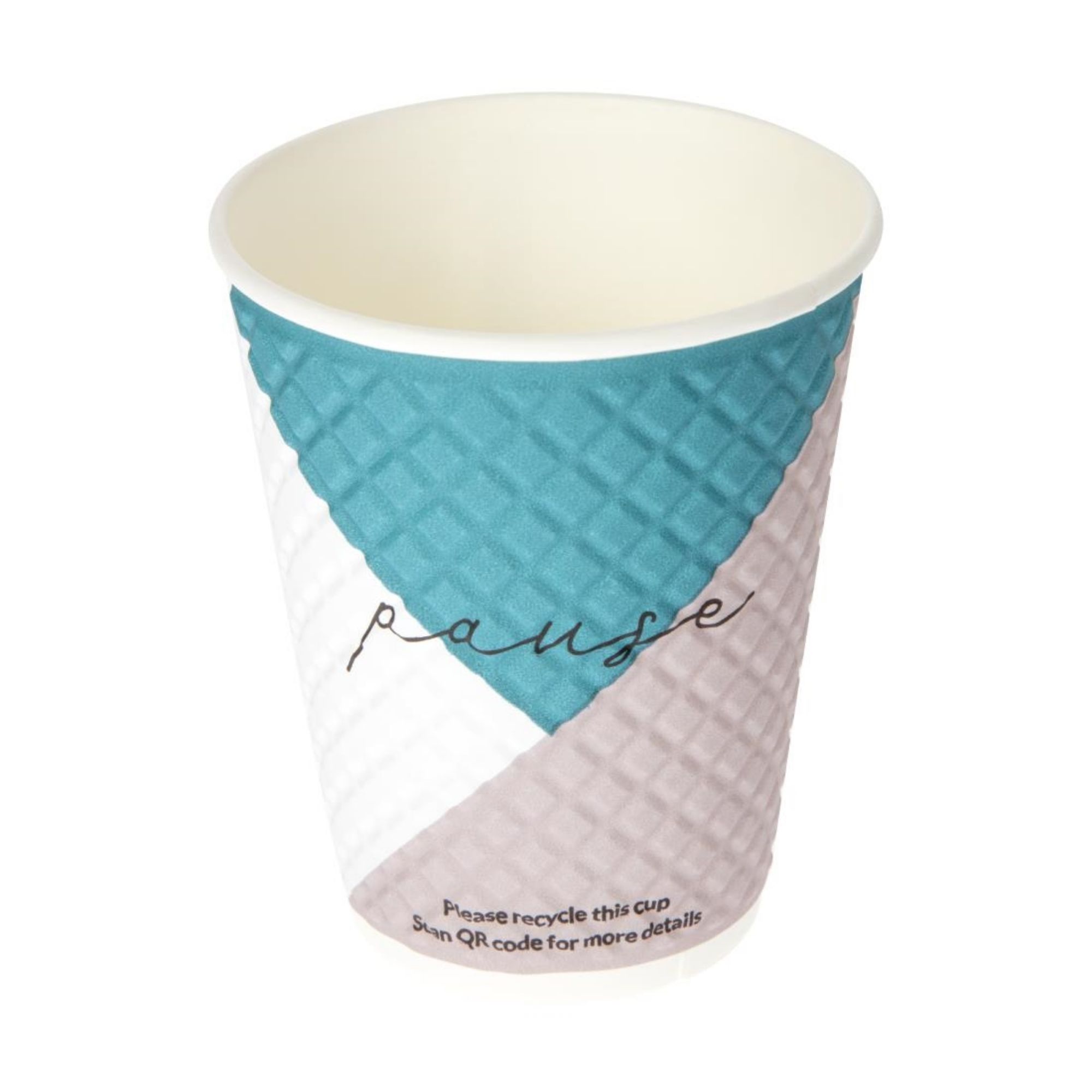 Picture of Huhtamaki Pause Disposable Coffee Cups Double Wall 340ml / 12oz (Pack of 740) - FB588