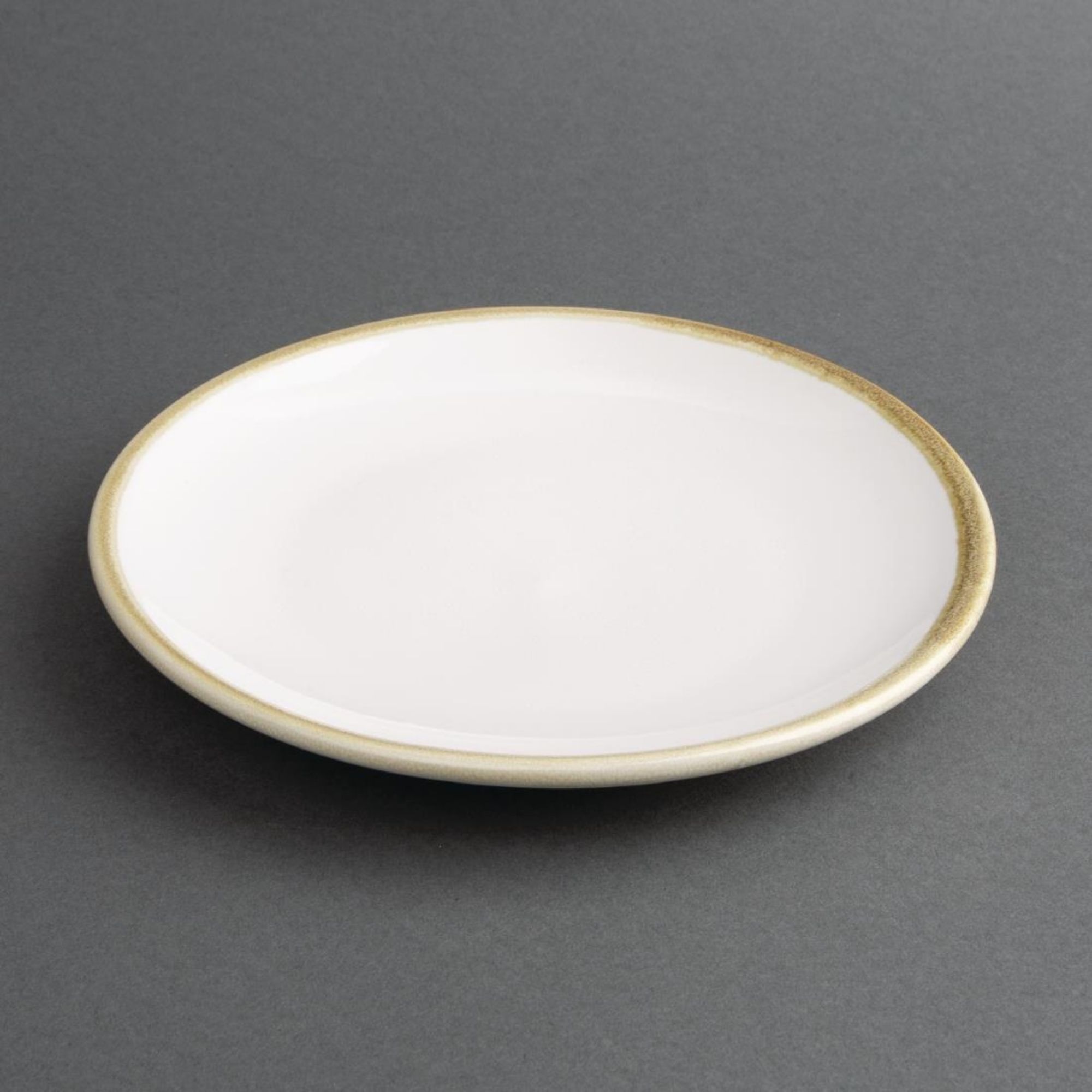 Picture of Olympia Kiln Coupe Plate Chalk 230mm (Pack of 6)