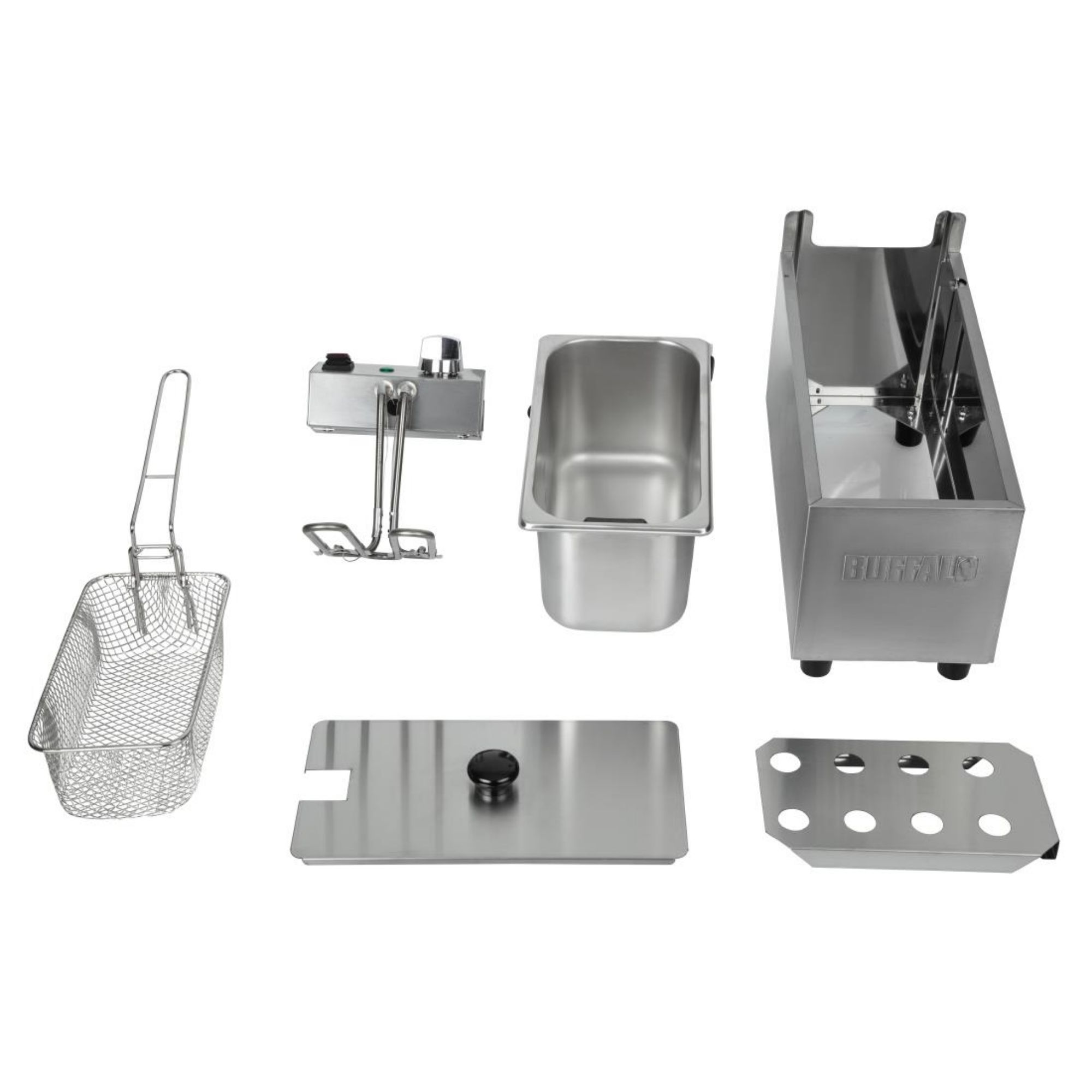 Picture of Buffalo Single Tank Single Basket 3Ltr Countertop Fryer 2kW