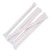 Picture of Fiesta Compostable Individually Wrapped Paper Smoothie Straws Red Stripes (250 Pack) - FP443
