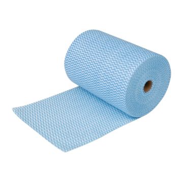 Picture of Nisbets Essentials Non-Woven Cloth Blue (Roll of 300 Sheets)