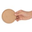 Picture of Fiesta Compostable Paper Soup Container Lids 98mm (Pack of 500) - FB556