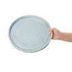 Picture of Olympia Cavolo Ice Blue Flat Round Plate - 270mm (Box 4) - FB569