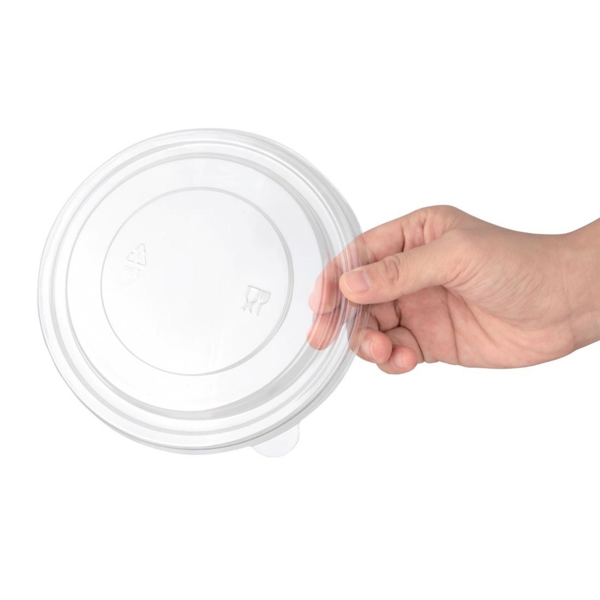 Picture of Fiesta Recyclable PET Round Salad Bowl Lids (Pack of 300)