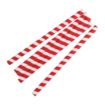 Picture of Fiesta Compostable Paper Smoothie Straws Red Stripes (Pack of 250) - FB147