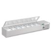 Picture of Polar G-Series Countertop Prep Fridge with Lid 7x 1/4GN - FA855